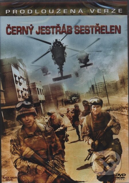 Film: Čierny jastrab zostrelený (Ridley Scott) (DVD). Bonton Film, 2001 Film: Čierny jastrab zostrelený (Ridley Scott) (DVD). Bonton Film, 2001
