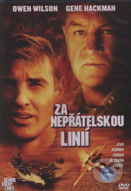 Film: Za nepriateľskou líniou (John Moore) (DVD). Bonton Film, 2001 Film: Za nepriateľskou líniou (John Moore) (DVD). Bonton Film, 2001