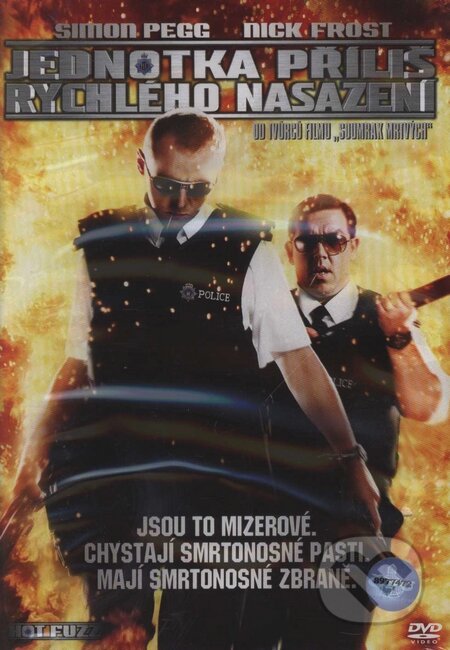 Film: Jednotka príliš rýchleho nasadenia (Edgar Wright) (DVD). Bonton Film, 2007 Film: Jednotka príliš rýchleho nasadenia (Edgar Wright) (DVD). Bonton Film, 2007