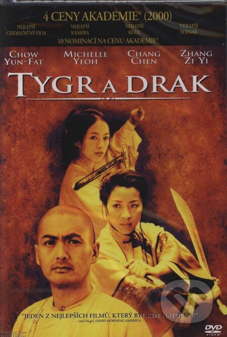 Film: Tiger a drak (Ang Lee) (DVD). Bonton Film, 2000 Film: Tiger a drak (Ang Lee) (DVD). Bonton Film, 2000