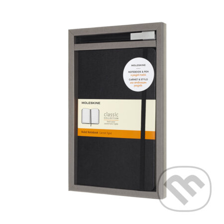 Moleskine - sada (zápisník + pero Plus) čierna (Moleskine). Moleskine, 2018 Moleskine - sada (zápisník + pero Plus) čierna (Moleskine). Moleskine, 2018