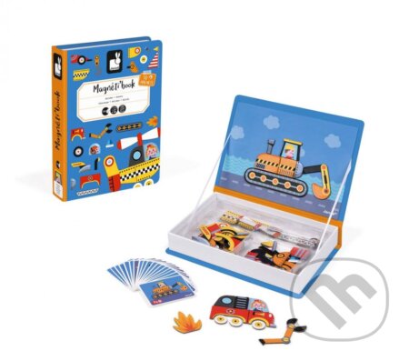 Spoločenská hra: Magnetická kniha skladačka - Magnetibook (Janod). Janod Spoločenská hra: Magnetická kniha skladačka - Magnetibook (Janod). Janod