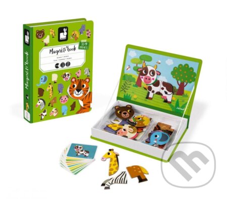 Spoločenská hra: Magnetická kniha skladačka - Magnetibook (Janod). Janod Spoločenská hra: Magnetická kniha skladačka - Magnetibook (Janod). Janod