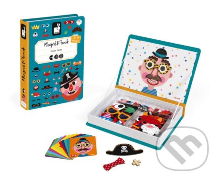 Spoločenská hra: Magnetická kniha skladačka - Magnetibook (Janod). Janod Spoločenská hra: Magnetická kniha skladačka - Magnetibook (Janod). Janod