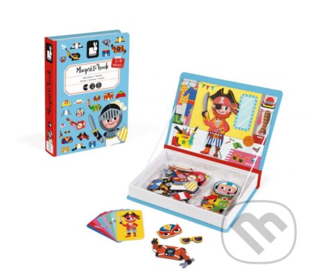 Spoločenská hra: Magnetická kniha skladačka - Magnetibook (Janod). Janod Spoločenská hra: Magnetická kniha skladačka - Magnetibook (Janod). Janod