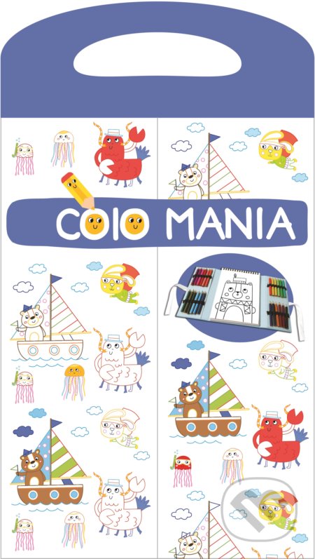 Kniha: Omaľovánka / Omalovánka Colomania modrá (YoYo Books). YoYo Books, 2019 Kniha: Omaľovánka / Omalovánka Colomania modrá (YoYo Books). YoYo Books, 2019