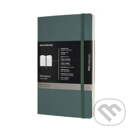 Moleskine – diár/zápisník Professional (zelený), Moleskine, 2018