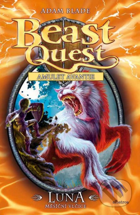 Kniha: Beast Quest: Luna, měsíční vlčice (Adam Blade). Albatros CZ, 2019 Kniha: Beast Quest: Luna, měsíční vlčice (Adam Blade). Albatros CZ, 2019