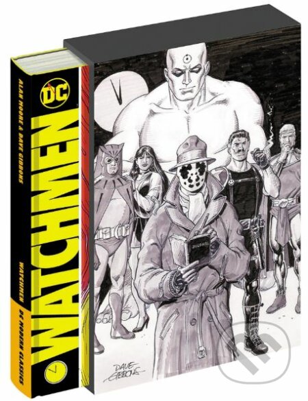 Kniha: Watchmen (Alan Moore a Dave Gibbons). DC Comics, 2019 Kniha: Watchmen (Alan Moore a Dave Gibbons). DC Comics, 2019
