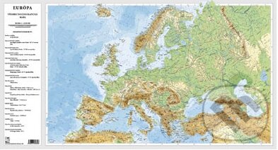 Európa - politické usporiadanie 1:12 000 000, VKÚ Harmanec, 2008