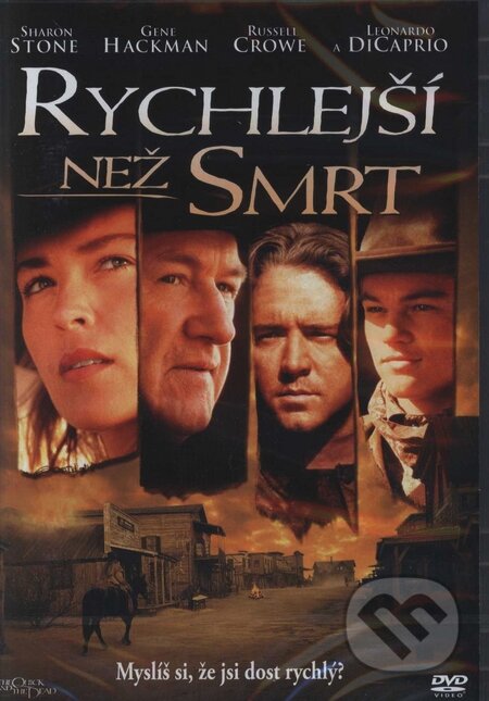 Film: Rychlejší než smrť (Sam Raimi) (DVD). Bonton Film, 1995 Film: Rychlejší než smrť (Sam Raimi) (DVD). Bonton Film, 1995
