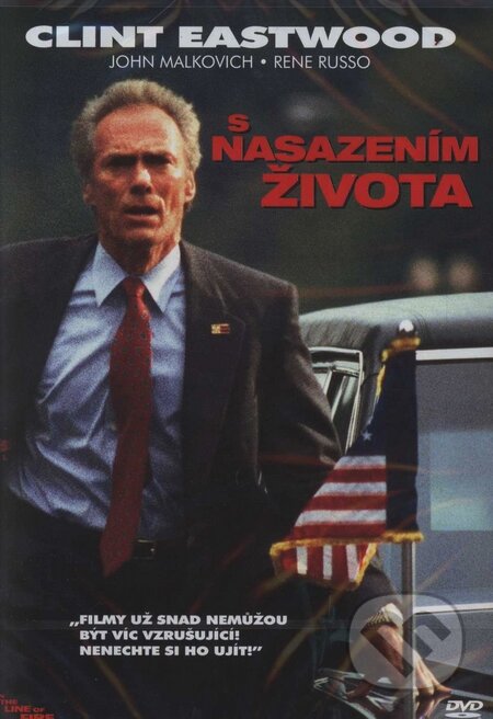 Film: S nasadením života (Wolfgang Petersen) (DVD). Bonton Film, 1993 Film: S nasadením života (Wolfgang Petersen) (DVD). Bonton Film, 1993