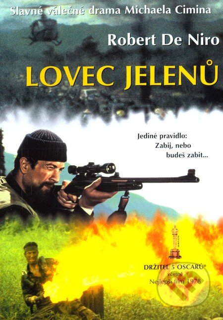 Film: Lovec jeleňov (Michael Cimino) (DVD). Hollywood, 1978 Film: Lovec jeleňov (Michael Cimino) (DVD). Hollywood, 1978