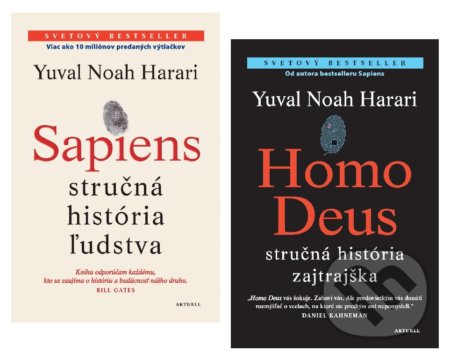 Kniha: Sapiens + Homo Deus (Yuval Noah Harari) Kniha: Sapiens + Homo Deus (Yuval Noah Harari)