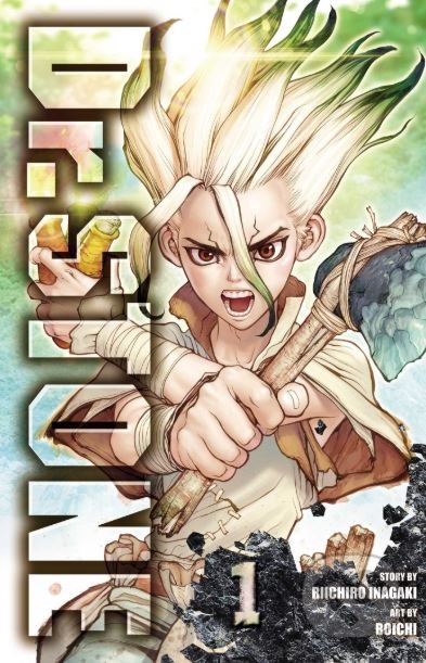 Kniha: Dr. STONE (Volume 1) (Riichiro Inagaki). Viz Media, 2018 Kniha: Dr. STONE (Volume 1) (Riichiro Inagaki). Viz Media, 2018