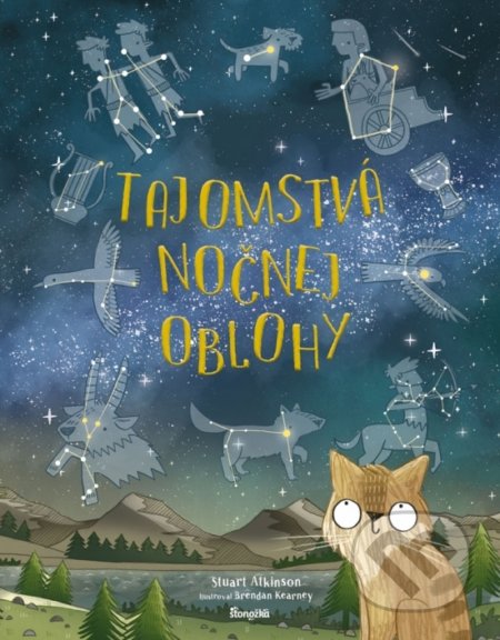 Kniha: Tajomstvá nočnej oblohy (Stuart Atkinson). Stonožka, 2019 Kniha: Tajomstvá nočnej oblohy (Stuart Atkinson). Stonožka, 2019
