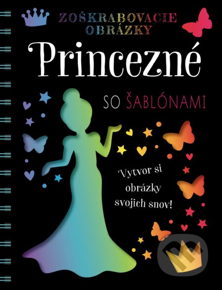 Kniha: Zoškrabovacie obrázky: Princezné so šablónami (Fragment). Fragment, 2019 Kniha: Zoškrabovacie obrázky: Princezné so šablónami (Fragment). Fragment, 2019
