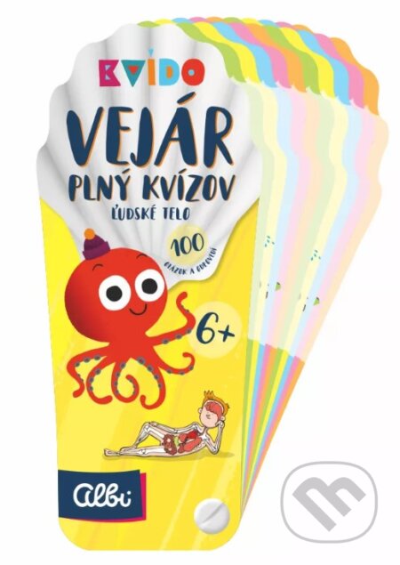 Spoločenská hra: Kvído Vejár plný kvízov - Ľudské telo (Albi). Albi, 2019 Spoločenská hra: Kvído Vejár plný kvízov - Ľudské telo (Albi). Albi, 2019