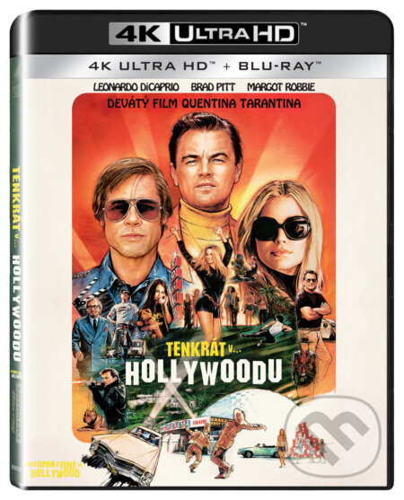 Film: Tenkrát v Hollywoodu Ultra HD Blu-ray (Quentin Tarantino) (UltraHDBlu-ray). Bonton Film, 1970 Film: Tenkrát v Hollywoodu Ultra HD Blu-ray (Quentin Tarantino) (UltraHDBlu-ray). Bonton Film, 1970