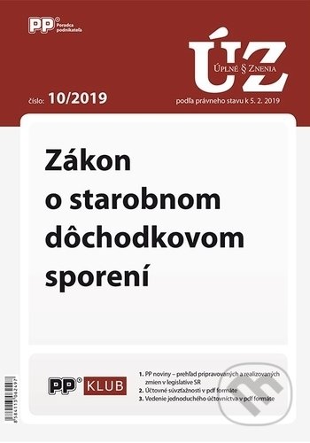 Úplné znenia zákonov 10/2019 (Poradca podnikateľa). Poradca podnikateľa, 2019 Úplné znenia zákonov 10/2019 (Poradca podnikateľa). Poradca podnikateľa, 2019