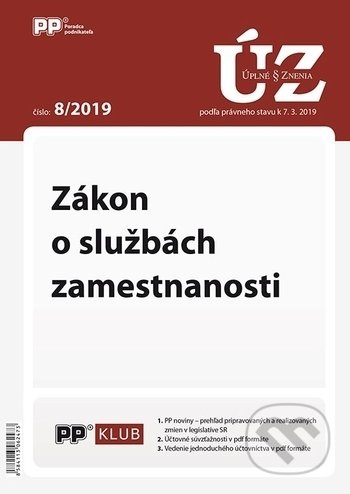 Úplné znenia zákonov 8/2019 (Poradca podnikateľa). Poradca podnikateľa, 2019 Úplné znenia zákonov 8/2019 (Poradca podnikateľa). Poradca podnikateľa, 2019
