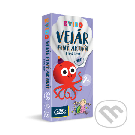 Kniha: Kvído Vejár plný kvízov - U nás doma (Albi). Albi, 2019 Kniha: Kvído Vejár plný kvízov - U nás doma (Albi). Albi, 2019