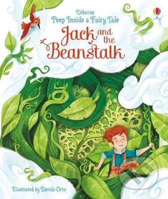 Kniha: Peep Inside a Fairy Tale Jack and the Beanstalk (Anna Milbourne). Usborne, 2019 Kniha: Peep Inside a Fairy Tale Jack and the Beanstalk (Anna Milbourne). Usborne, 2019