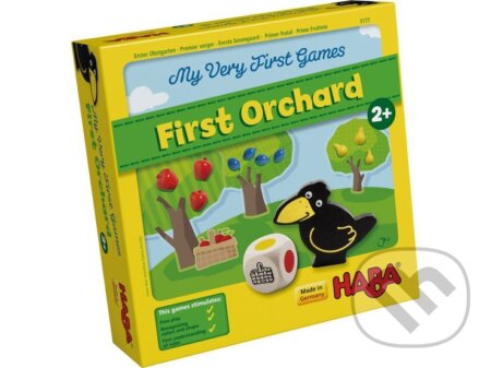 Společenská hra: Moja prvá hra: Ovocný sad (Haba). Haba, 2019 Společenská hra: Moja prvá hra: Ovocný sad (Haba). Haba, 2019