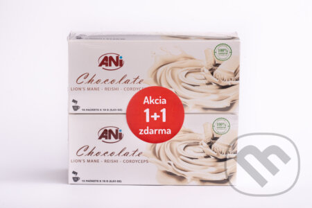 Kávy a čaje: ANi Mushroom white Chocolate 1 + 1 zadarmo (Ani). Ani, 2019 Kávy a čaje: ANi Mushroom white Chocolate 1 + 1 zadarmo (Ani). Ani, 2019