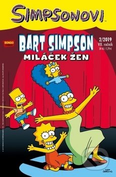 Kniha: Bart Simpson: Miláček žen (Crew). Crew, 2019 Kniha: Bart Simpson: Miláček žen (Crew). Crew, 2019