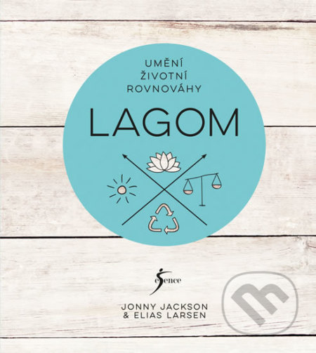 Kniha: Lagom - Umění životní rovnováhy (Elias Larsen a Jonny Jackson). Esence, 2019 Kniha: Lagom - Umění životní rovnováhy (Elias Larsen a Jonny Jackson). Esence, 2019