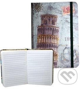 Zápisník s gumičkou 95x140 mm Pisa A (Eden Books). Eden Books, 2016 Zápisník s gumičkou 95x140 mm Pisa A (Eden Books). Eden Books, 2016