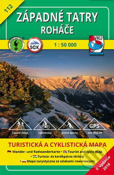 Západné Tatry - Roháče - turistická mapa č. 112 (Autorský kolektív). VKÚ Harmanec, 2024 Západné Tatry - Roháče - turistická mapa č. 112 (Autorský kolektív). VKÚ Harmanec, 2024