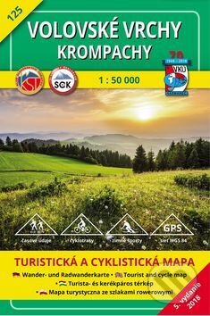 Volovské vrchy - Krompachy - turistická mapa č. 125 (Autorský kolektiv). VKÚ Harmanec, 2001 Volovské vrchy - Krompachy - turistická mapa č. 125 (Autorský kolektiv). VKÚ Harmanec, 2001
