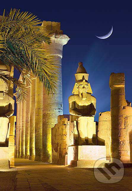 Chrám Luxor v noci, Egypt, Castorland