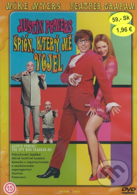 Film: Austin Powers: Špión, ktorý ma pretiahol (Jay Roach) (DVD). , 1999 Film: Austin Powers: Špión, ktorý ma pretiahol (Jay Roach) (DVD). , 1999