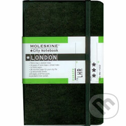 Moleskine CITY - malý zápisník Londýn (čierny), Moleskine