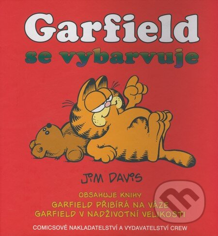 Kniha: Garfield se vybarvuje (Jim Davis). Crew, 2008 Kniha: Garfield se vybarvuje (Jim Davis). Crew, 2008