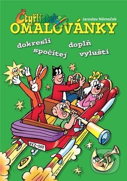 Kniha: Omalovánky Čtyřlístek (Jaroslav Němeček). Čtyřlístek, 2017 Kniha: Omalovánky Čtyřlístek (Jaroslav Němeček). Čtyřlístek, 2017