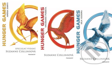 Kniha: Hunger Games: Kolekce 1-3 (Suzanne Collins). Nakladatelství Fragment, 2019 Kniha: Hunger Games: Kolekce 1-3 (Suzanne Collins). Nakladatelství Fragment, 2019