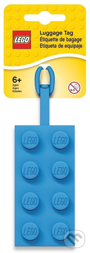 LEGO Menovka na batožinu Modrá kocka, LEGO, 2019