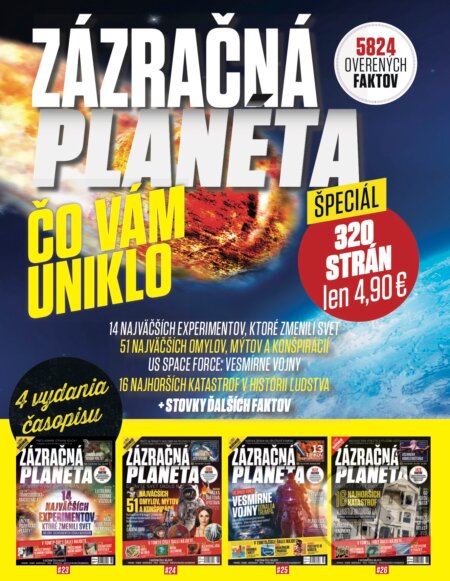 Zázračná planéta ŠPECIÁL V (balenie 4 magazínov), Sportmedia, 2019