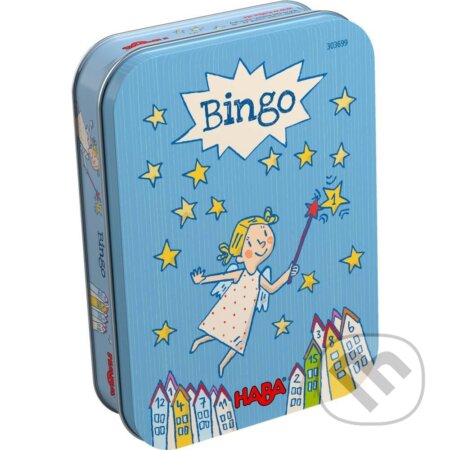 Spoločenská hra: Hra v plechovke: Bingo (Haba). Haba, 2019 Spoločenská hra: Hra v plechovke: Bingo (Haba). Haba, 2019