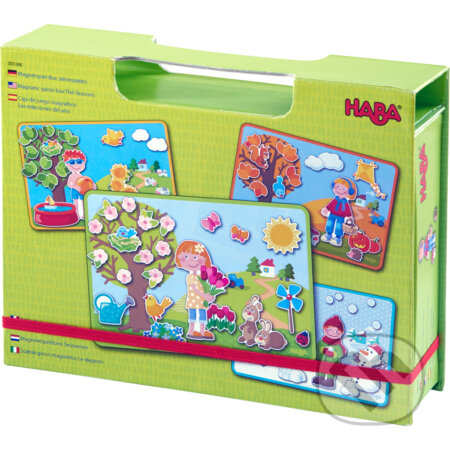 Společenská hra: Magnetická hra v kufríku Ročné obdobia (Haba). Haba, 2019 Společenská hra: Magnetická hra v kufríku Ročné obdobia (Haba). Haba, 2019