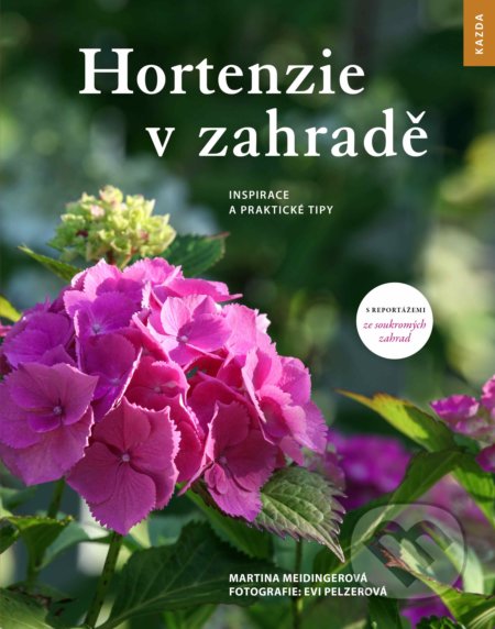 Kniha: Hortenzie v zahradě (Martina Meidingerová). Nakladatelství KAZDA, 2019 Kniha: Hortenzie v zahradě (Martina Meidingerová). Nakladatelství KAZDA, 2019