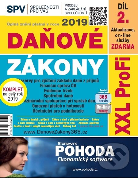 E-kniha: Daňové zákony 2019 ČR XXL ProFi (díl druhý, vydání 1.2) (DonauMedia). DonauMedia, 2019 E-kniha: Daňové zákony 2019 ČR XXL ProFi (díl druhý, vydání 1.2) (DonauMedia). DonauMedia, 2019