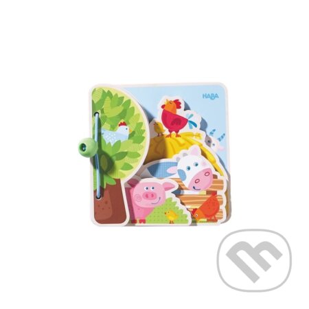 Spoločenská hra: Drevená knižka farma (Haba). Haba, 2019 Spoločenská hra: Drevená knižka farma (Haba). Haba, 2019