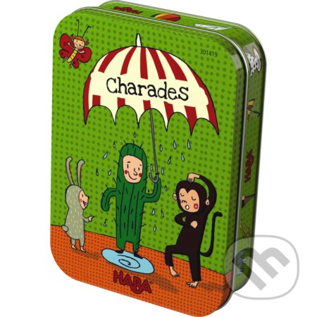 Společenská hra: Pantomíma - hra v plechovke (Haba). Haba, 2019 Společenská hra: Pantomíma - hra v plechovke (Haba). Haba, 2019