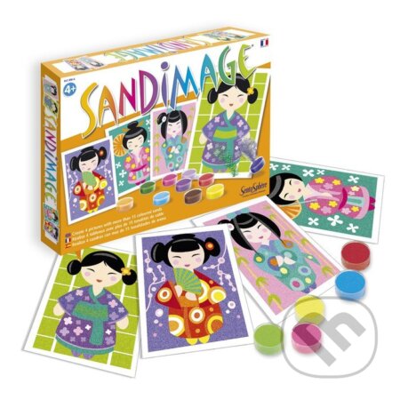 Spoločenská hra: Sablimage - pieskové obrázky Kokeshi (SentoSphére). SentoSphére, 2019 Spoločenská hra: Sablimage - pieskové obrázky Kokeshi (SentoSphére). SentoSphére, 2019