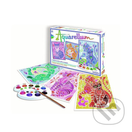 Spoločenská hra: Aquarellum Mačky veľké (SentoSphére). SentoSphére, 2019 Spoločenská hra: Aquarellum Mačky veľké (SentoSphére). SentoSphére, 2019